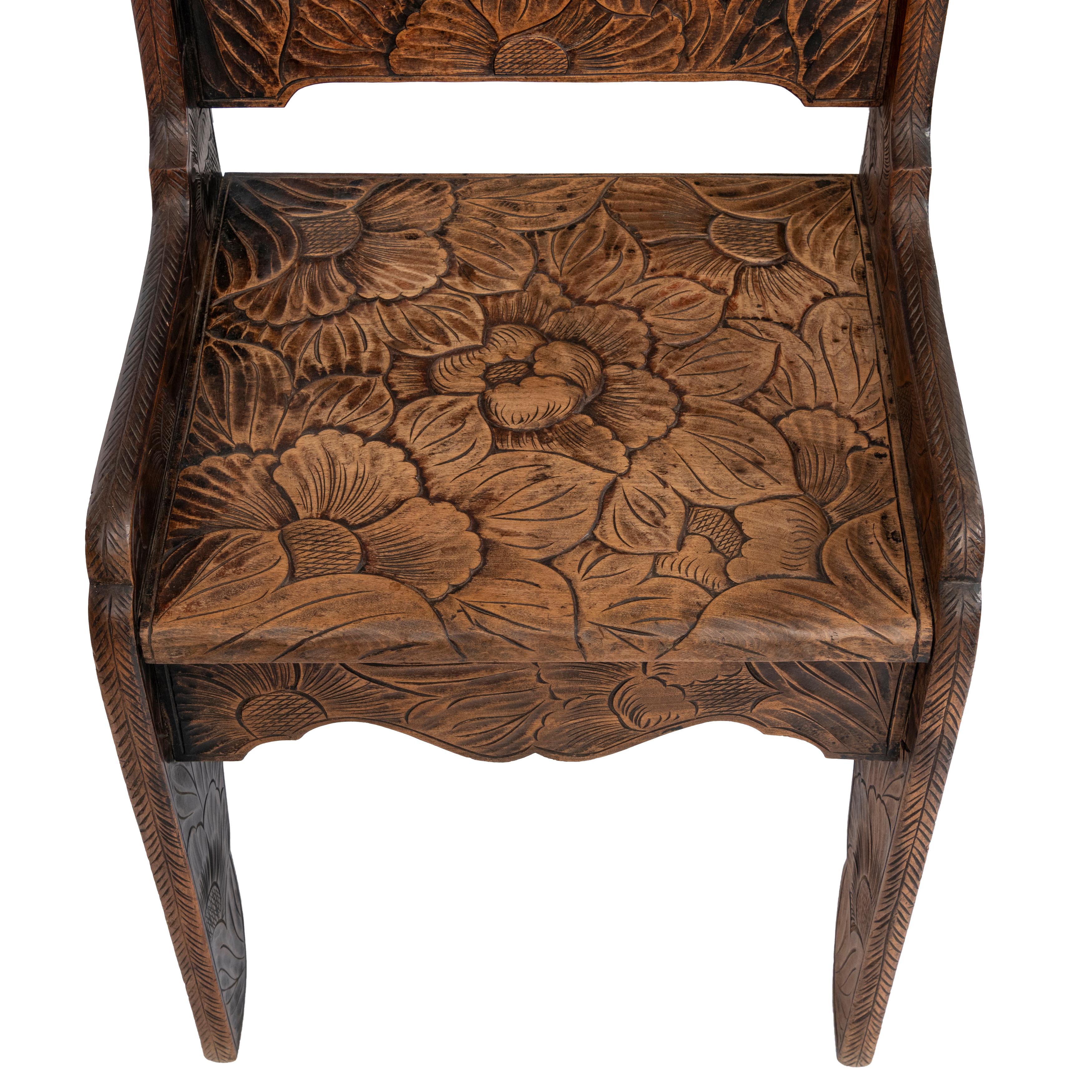 Silla estética de inspiración japonesa para Liberty, Inglaterra circa 1905 Madera frutal en venta