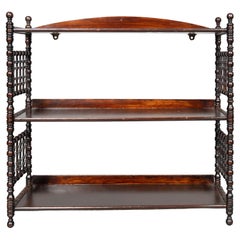 Aesthetic Mahogany Hanging Shelf