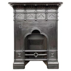 Aesthetic Mid Victorian Cast Iron Combination Fireplace