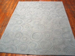 Aesthetic Modern Design Contemporary Handmade American Hooked Rug by NECRugs