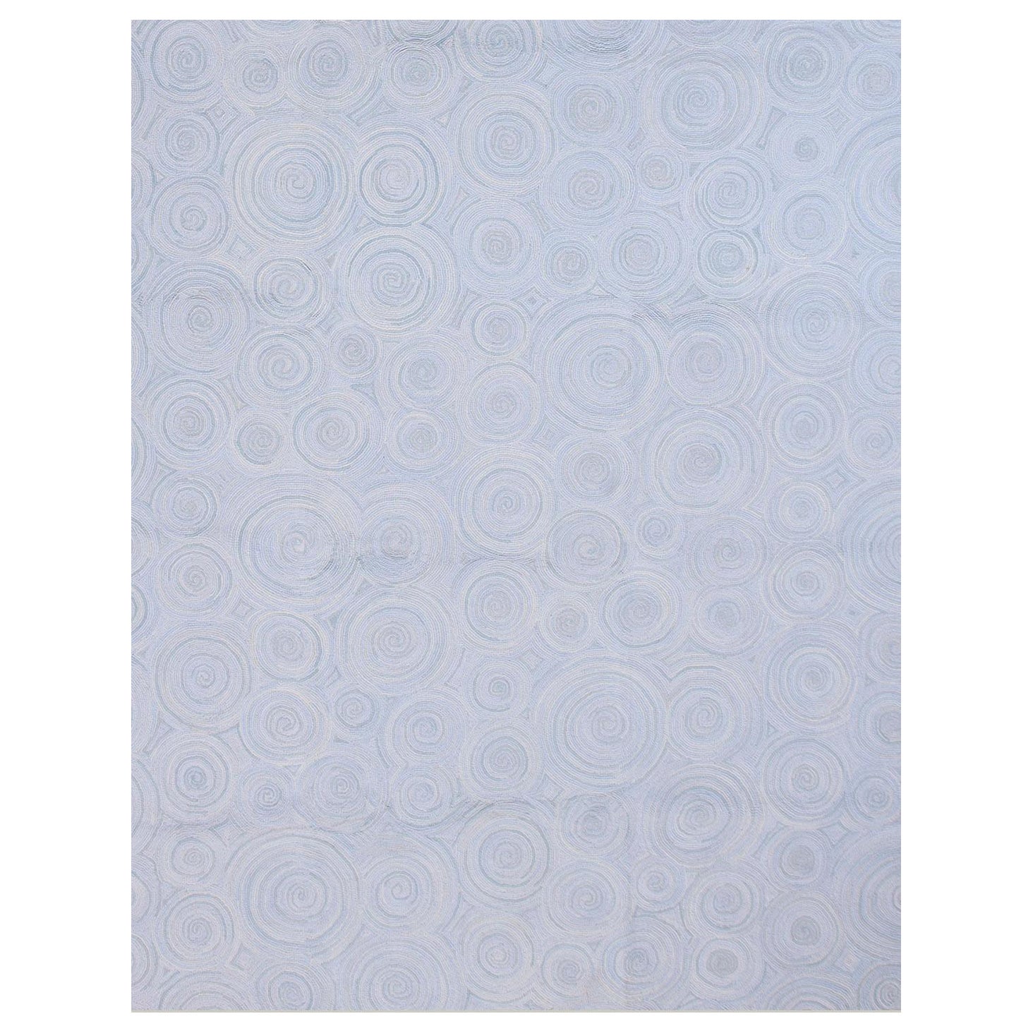 Aesthetic Modern Design Contemporary Handmade American Hooked Rug by NECRugs