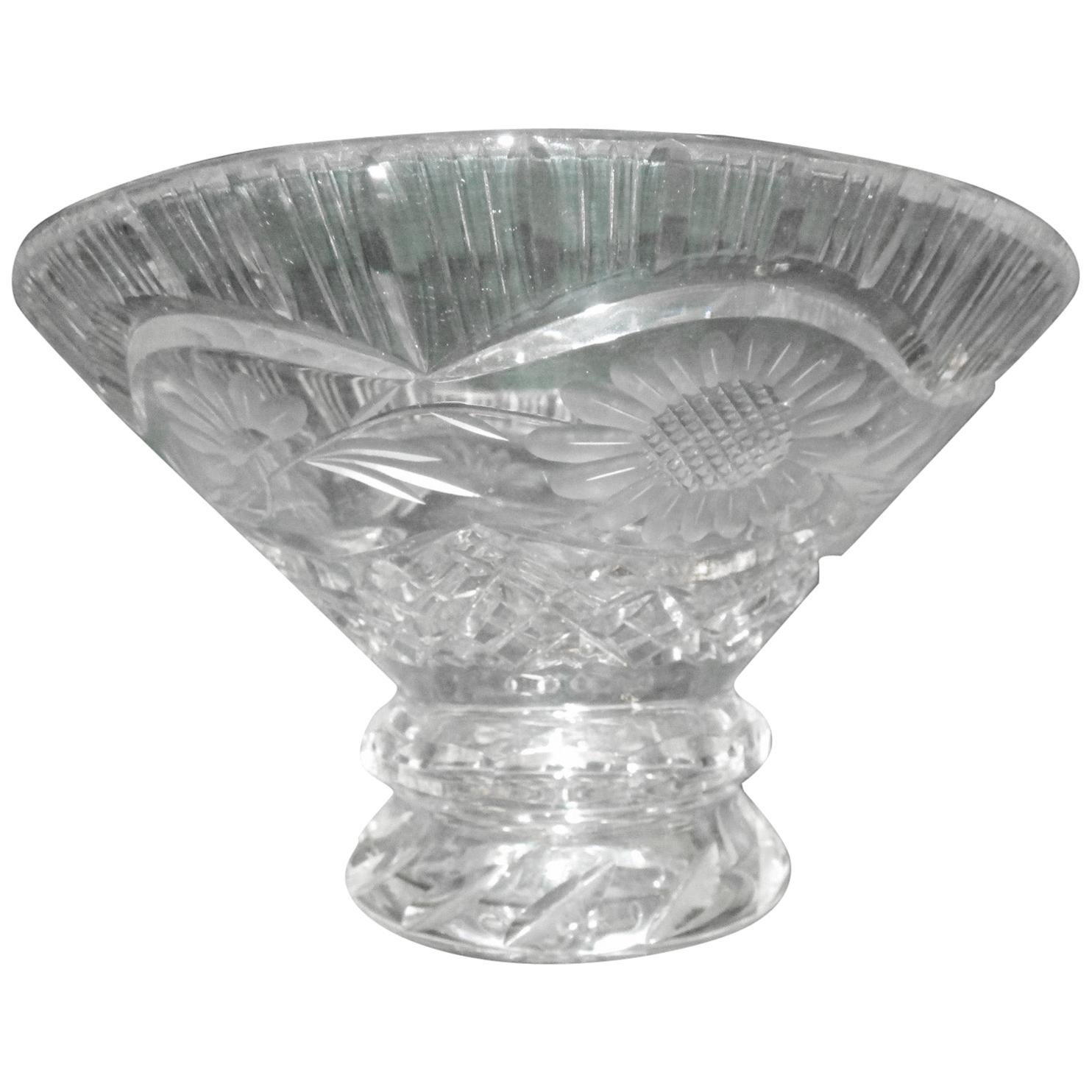 Aesthetic Movement American Cut-Glass Bowl