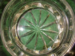 Aesthetic Movement American Cut-Glass Bowl on Pedestal