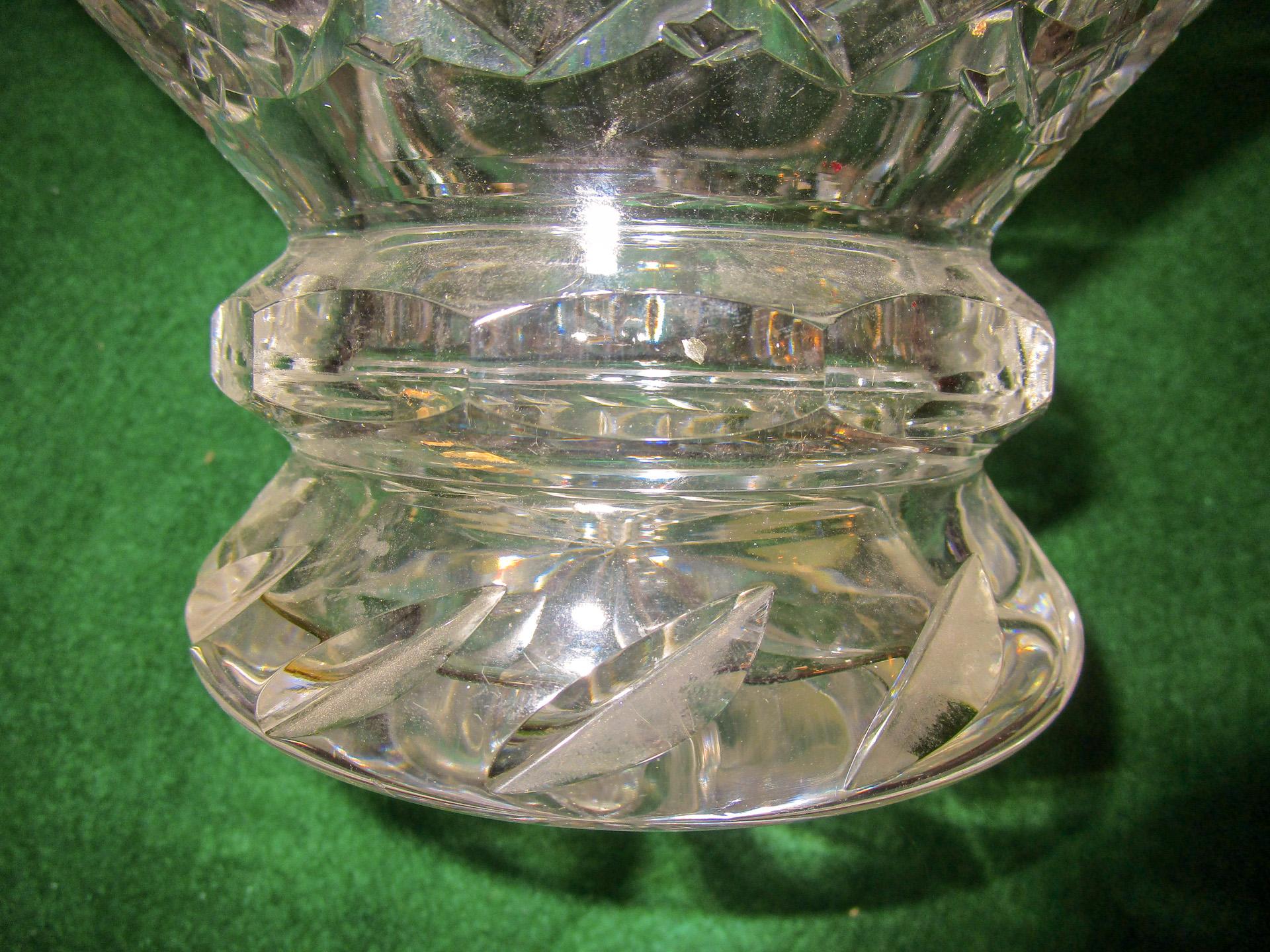 Aesthetic Movement American Cut-Glass Bowl on Pedestal 1