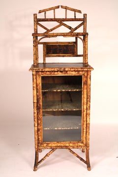 Aesthetic Movement bamboo and Lacquer Cabinet