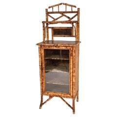Aesthetic Movement bamboo and Lacquer Cabinet