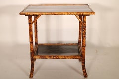 Aesthetic Movement Bamboo and Lacquer Occasional Table