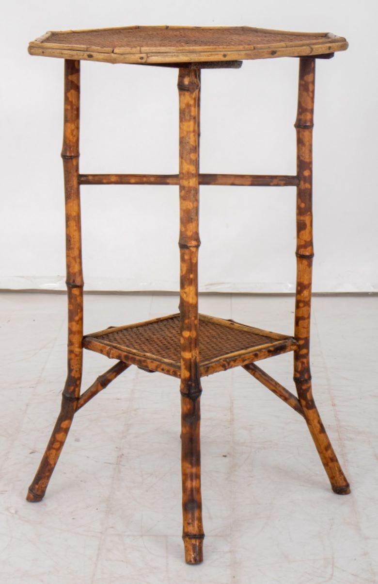 Caning Aesthetic Movement Bamboo Octagonal Top Table
