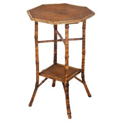 Aesthetic Movement Bamboo Octagonal Top Table