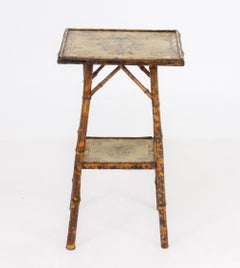 Aesthetic Movement Bamboo Two-Tier Side Table