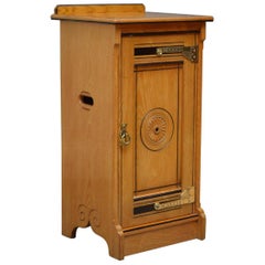 Antique Aesthetic Movement Bedside Cabinet 