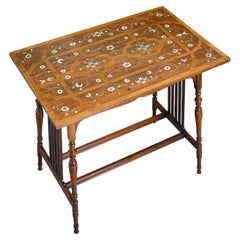 Aesthetic Movement Black Rosewood Centre Table