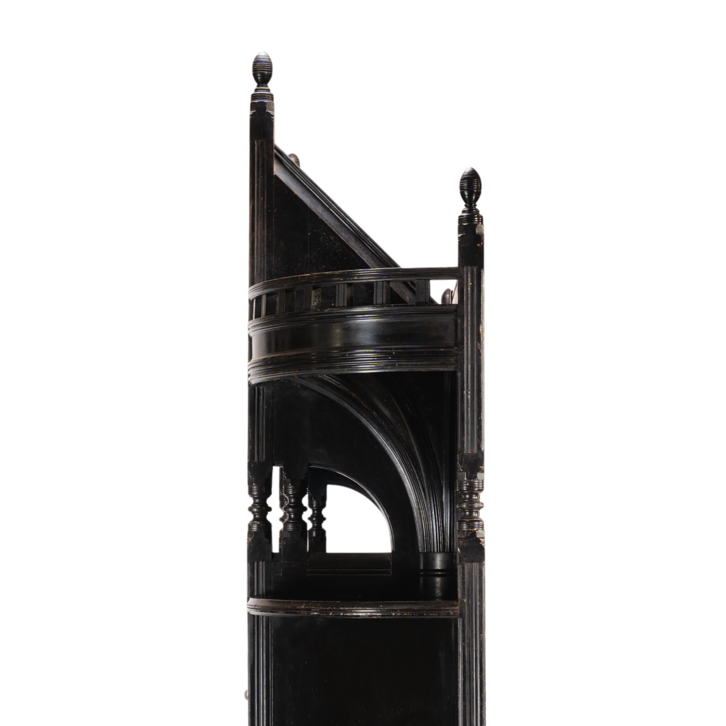 Aesthetic Movement Cabinet by T. E. Collcutt, Made by Collinson & Lock, London For Sale 7