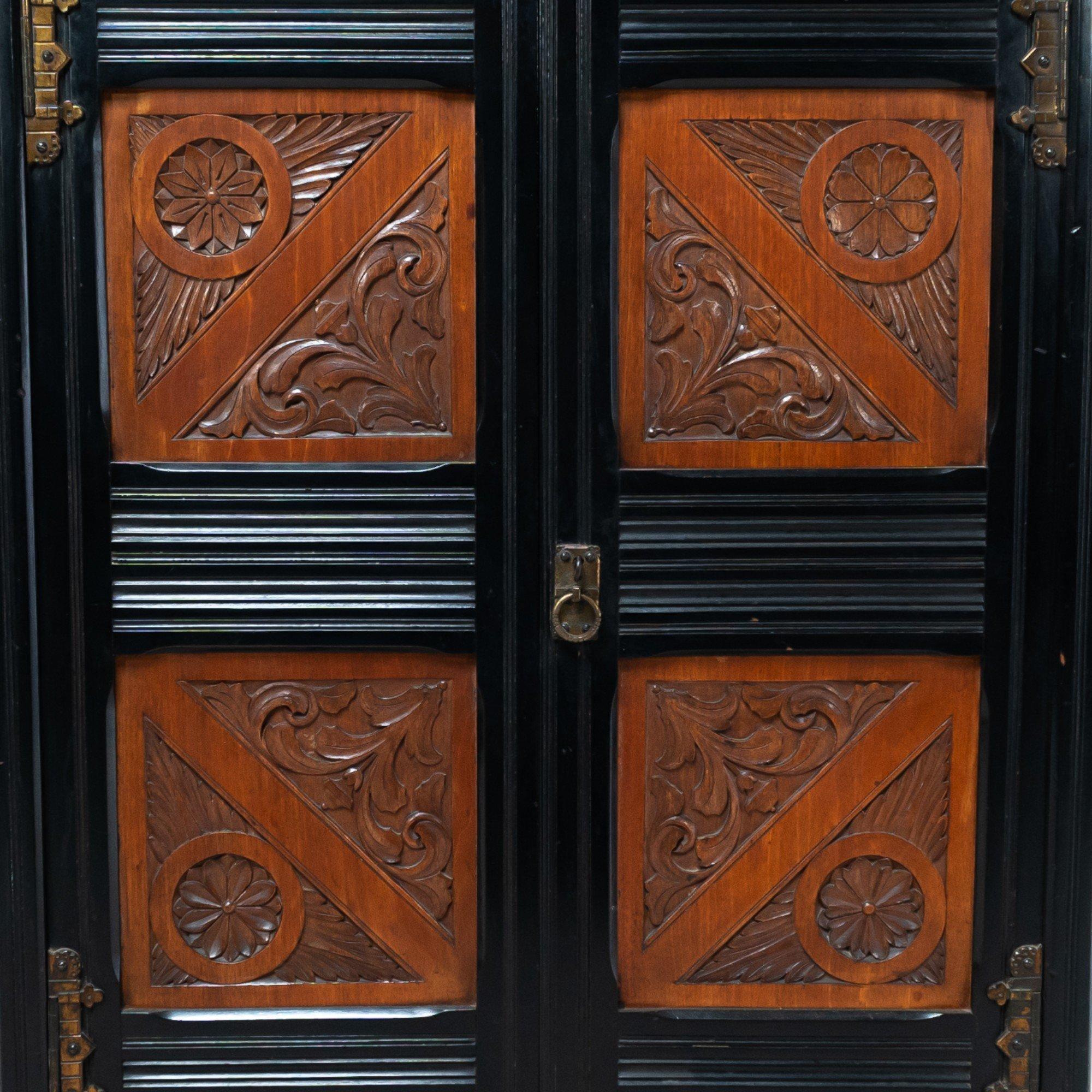 Aesthetic Movement Cabinet by William Watt in the Style of E. W. Godwin For Sale 2
