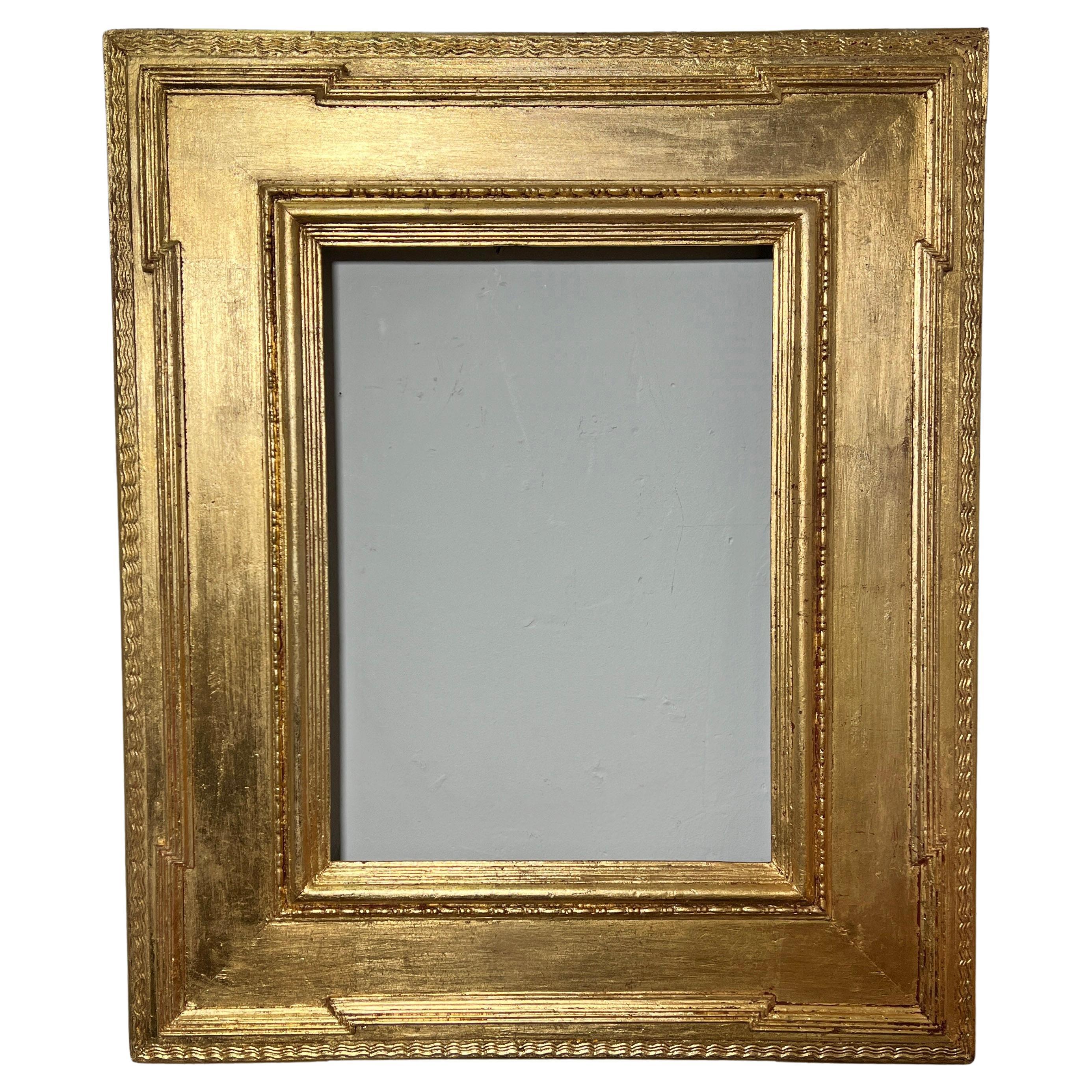 Aesthetic Movement Carved Gilt Frame by Standford White Circa 1900 For Sale