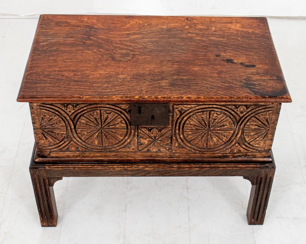 Hand-Carved Aesthetic Movement Carved Wood Side Table For Sale