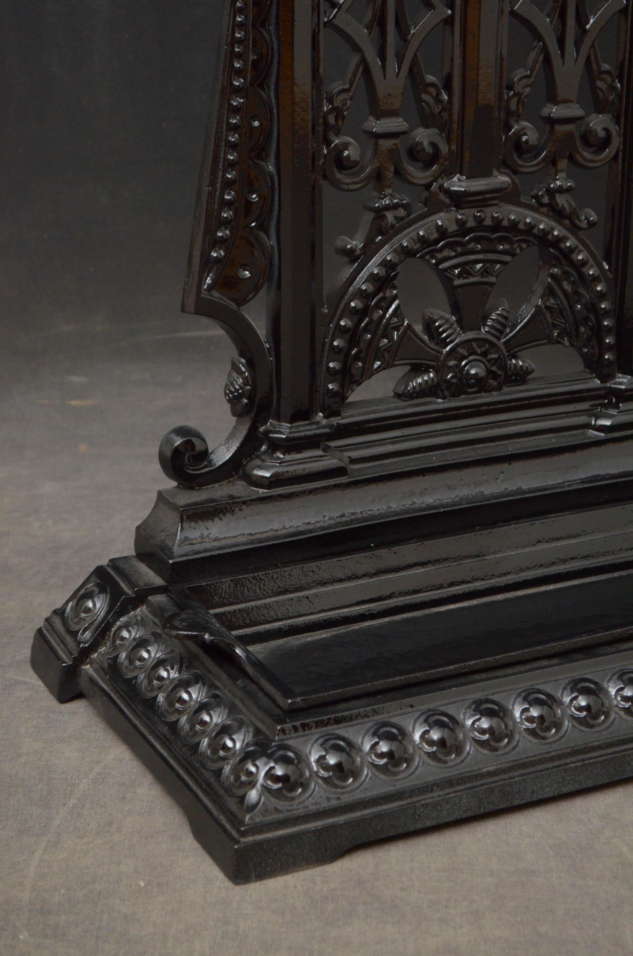 Aesthetic Movement Cast Iron Umbrella Stand 2