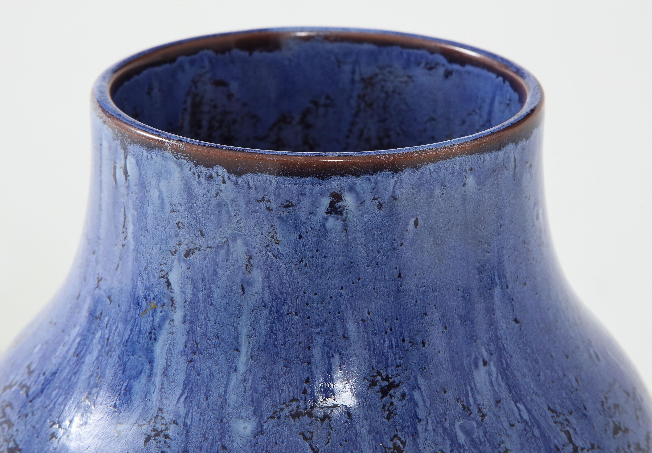 Glazed Aesthetic Movement Ceramic Vase by Pilkington For Sale