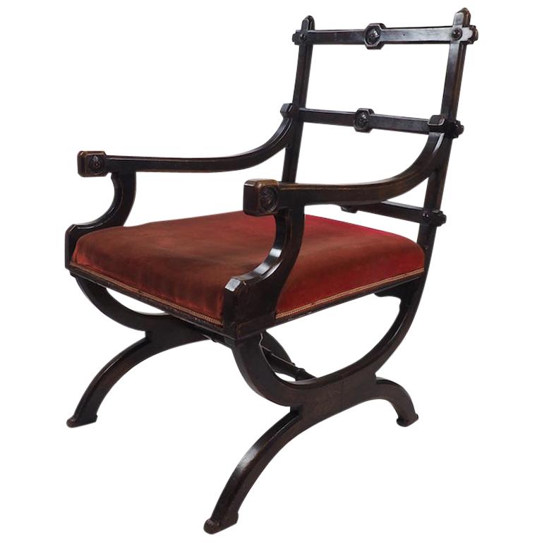 Aesthetic Movement Chair in the Style of A.W.N Pugin 