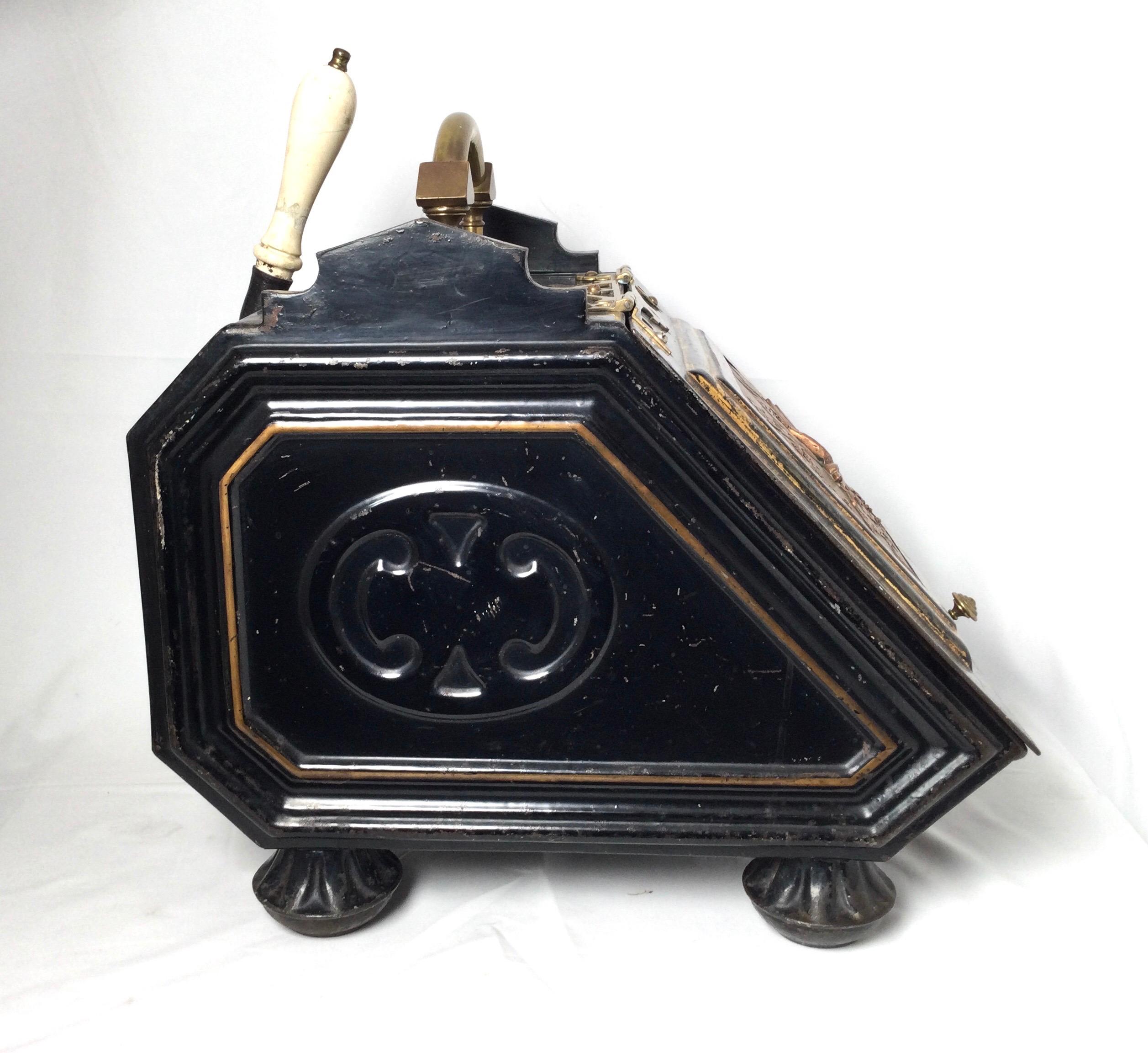 antique coal hod