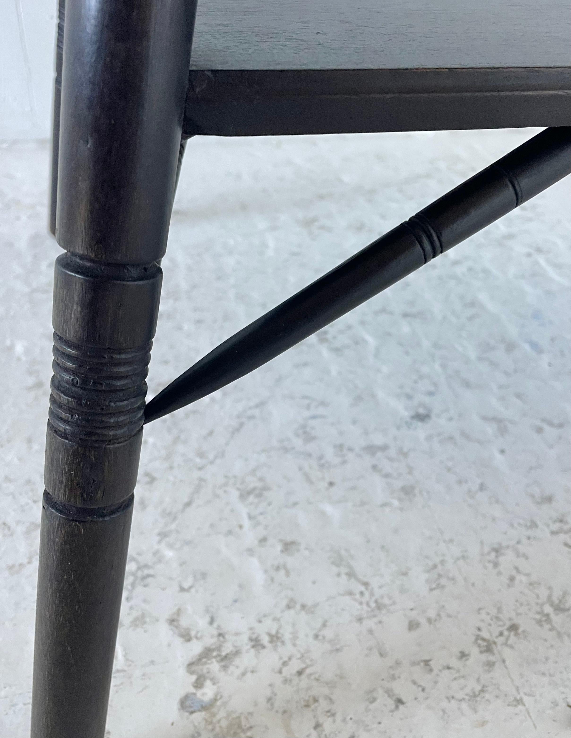 English Aesthetic Movement Ebonised Table For Sale