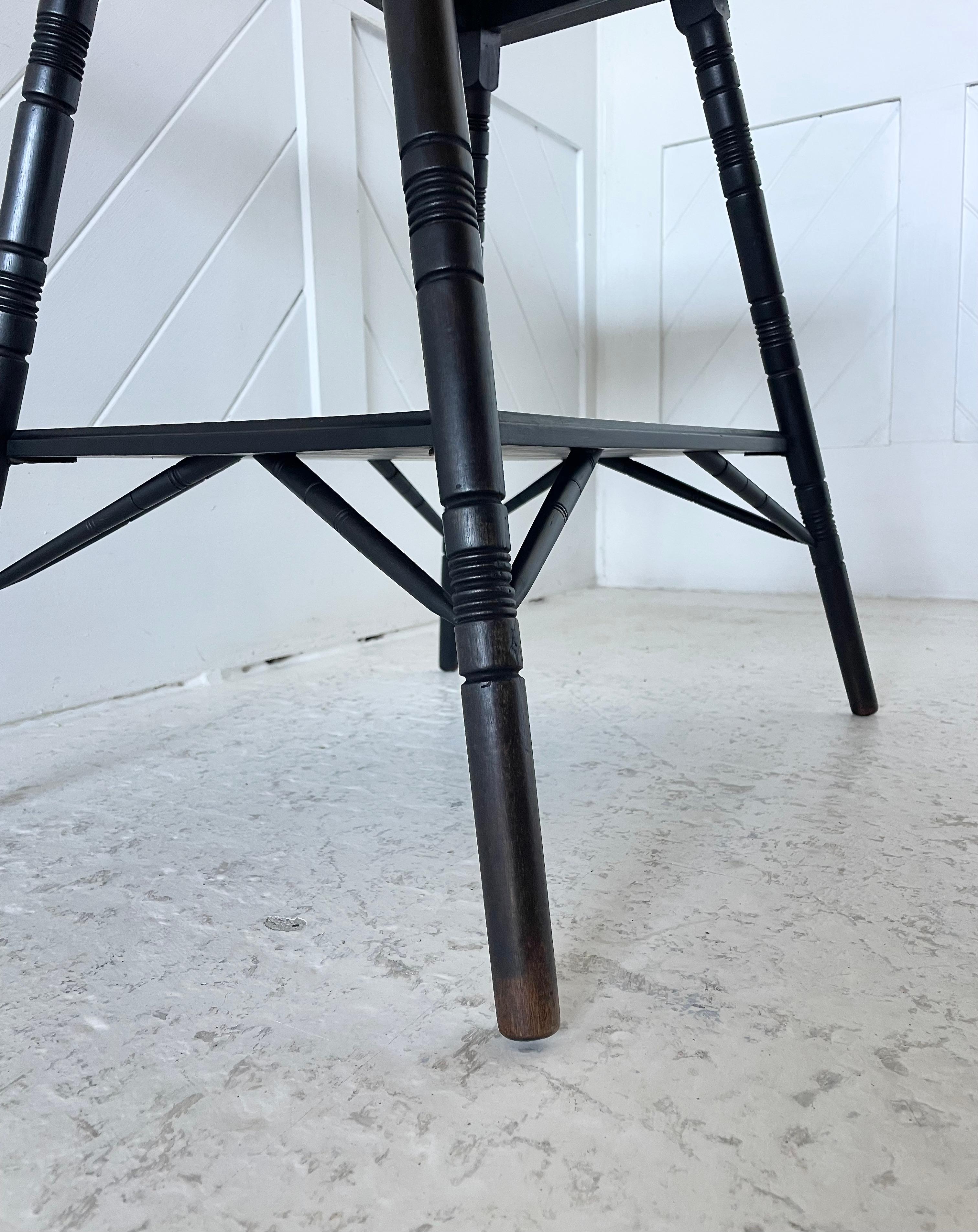 Ebonized Aesthetic Movement Ebonised Table For Sale