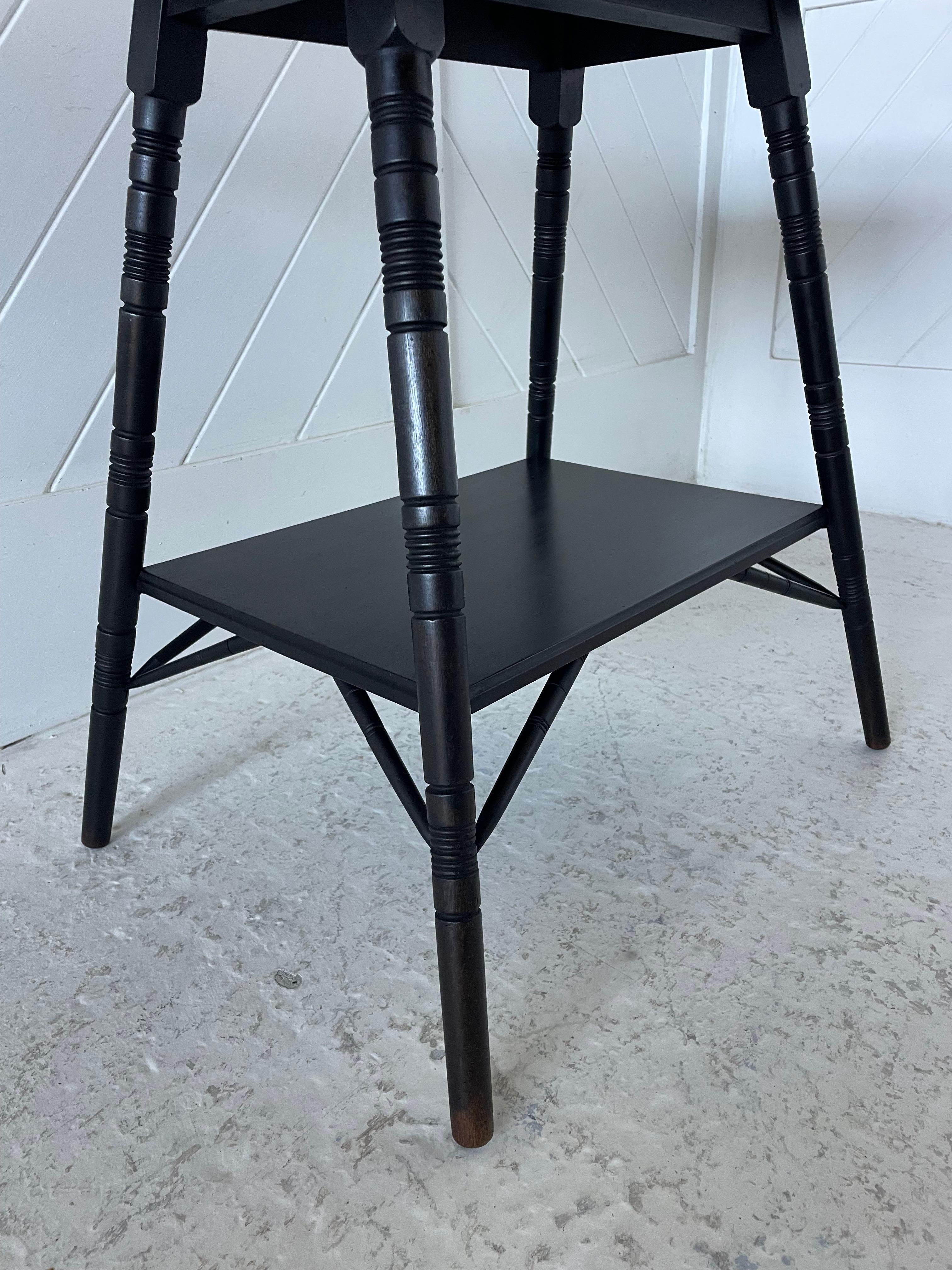 Aesthetic Movement Ebonised Table For Sale 1