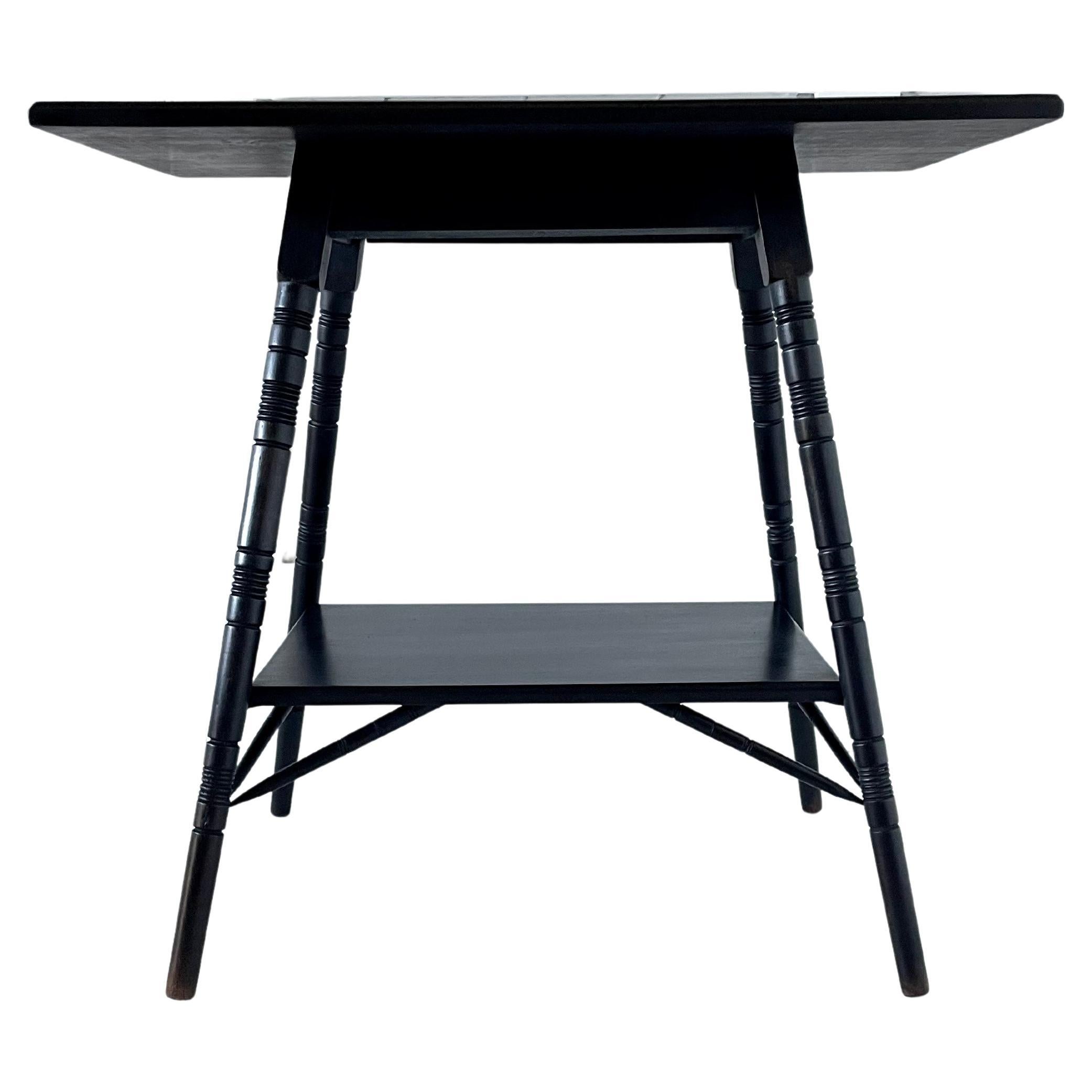 Aesthetic Movement Ebonised Table For Sale