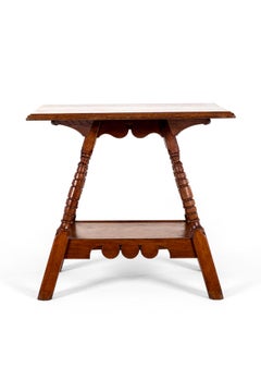 Aesthetic Movement English Oak Side Table