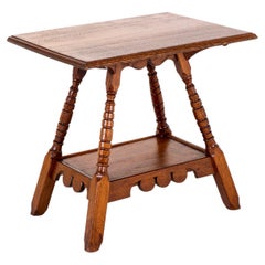 Aesthetic Movement English Oak Side Table