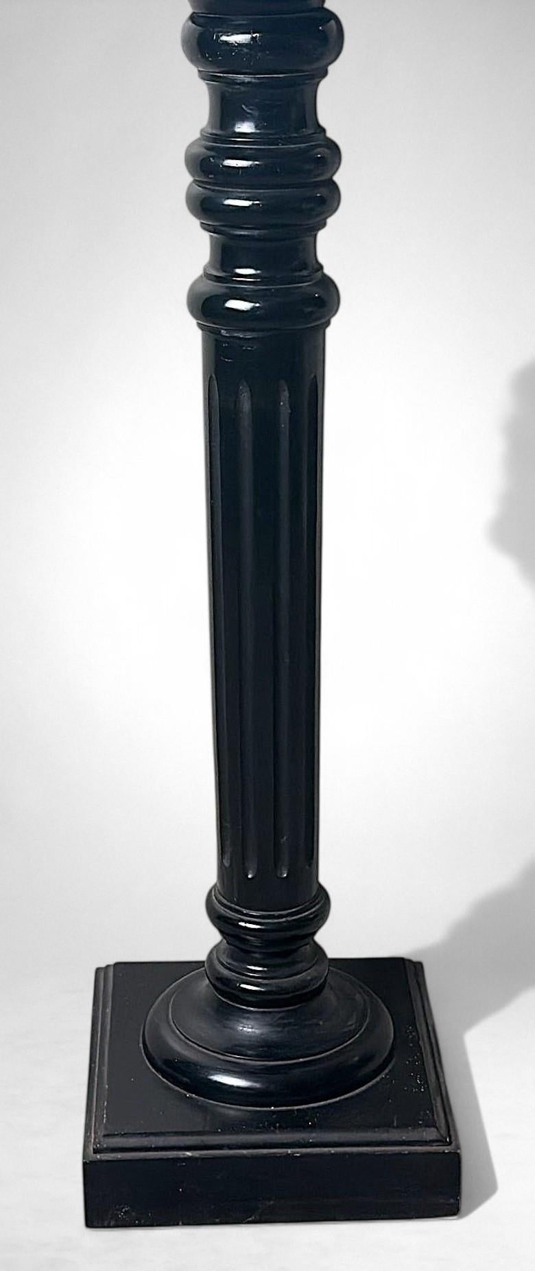 Aesthetic Movement French Ebonized Walnut Pedestal For Sale 8