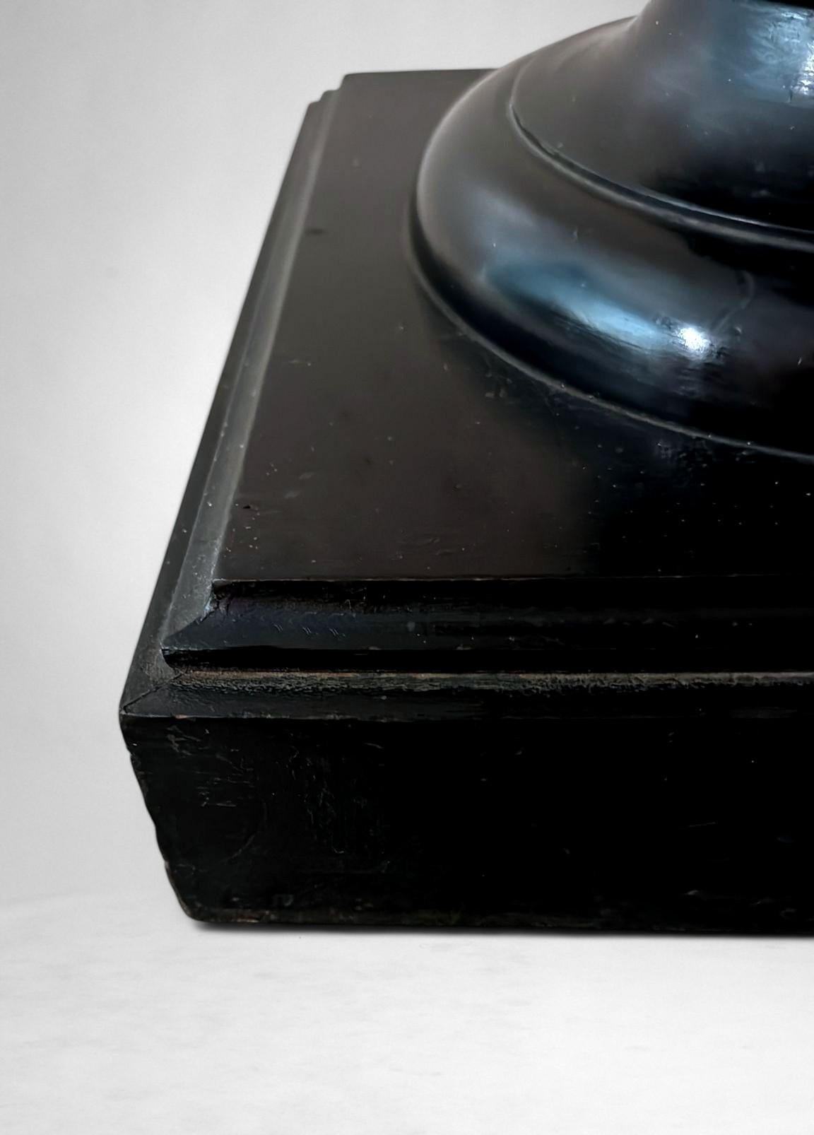 Aesthetic Movement French Ebonized Walnut Pedestal For Sale 13