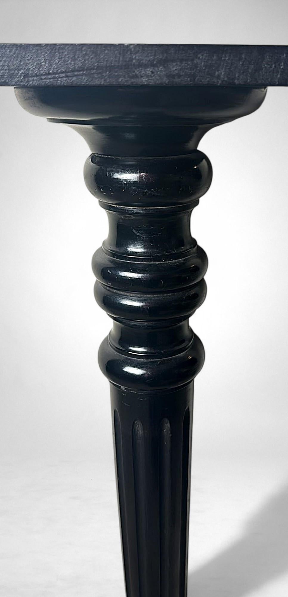 Aesthetic Movement French Ebonized Walnut Pedestal For Sale 4