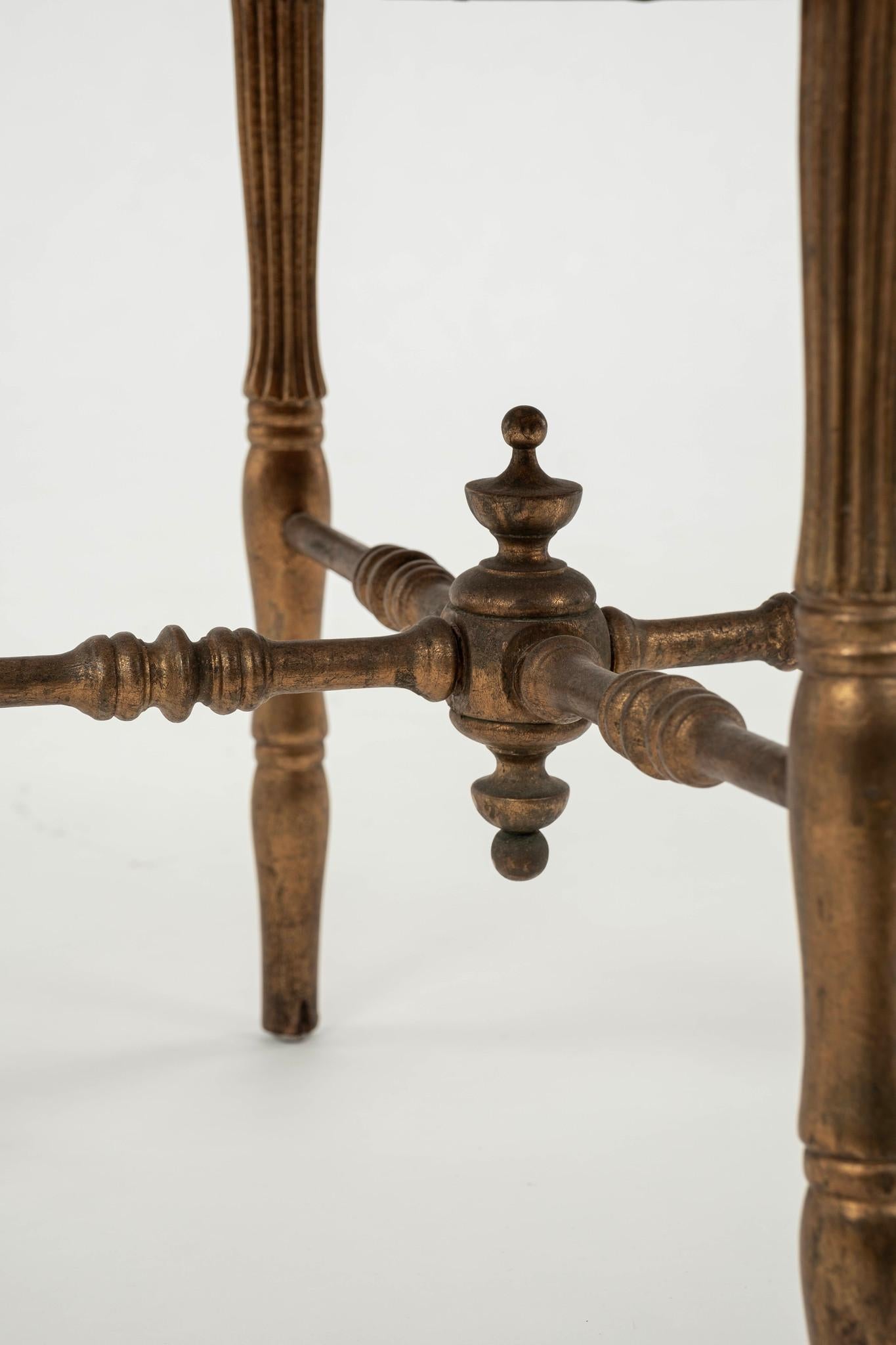 Aesthetic Movement Gold Giltwood Cane Arm Chair For Sale 5