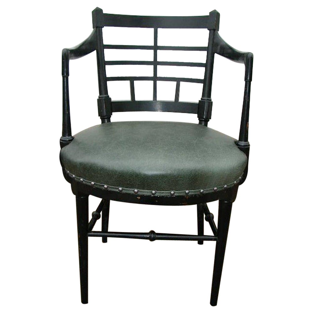 Aesthetic Movement Sillón jacobino o inglés antiguo según un diseño de E W Godwin en venta