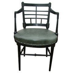 Aesthetic Movement Sillón jacobino o inglés antiguo según un diseño de E W Godwin