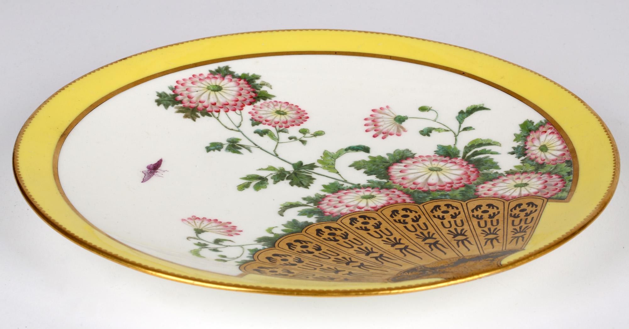 Aesthetic Movement Japanesque Cabinet Plate Attributed to Christopher Dresser For Sale 5