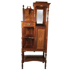 Aesthetic Movement Mahogany Étagère with Cabinet