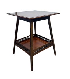 Aesthetic Movement Mahogany Inlaid Occasional/Side Table