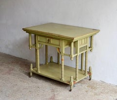 Aesthetic Movement Mahogany Painted Desk, Circa 1880