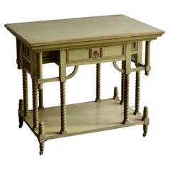 Aesthetic Movement Mahogany Painted Desk, Circa 1880
