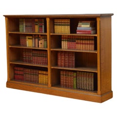 Aesthetic Movement Oak Open Bookcase