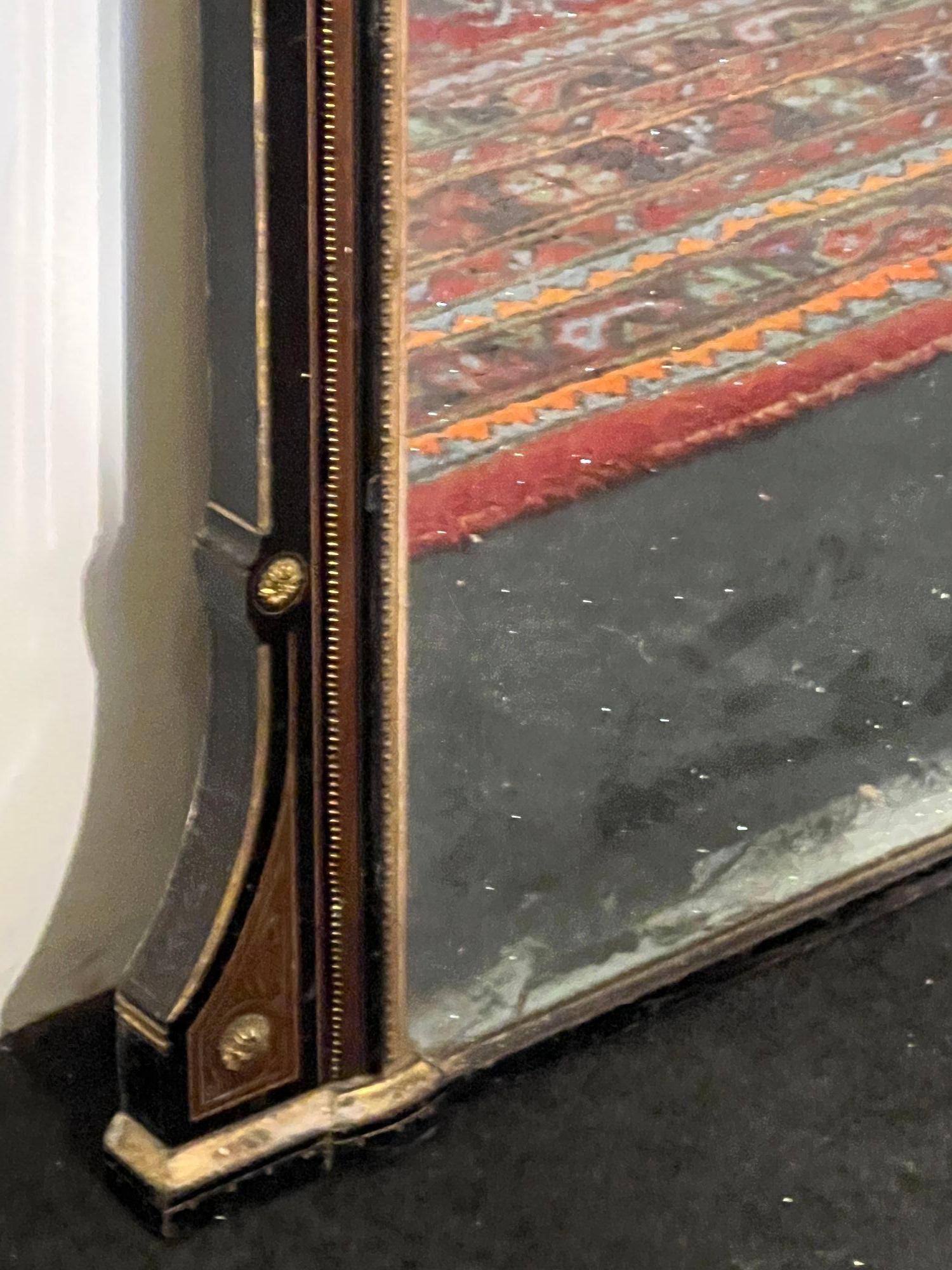 Aesthetic movement over mantle mirror In Good Condition In Grange-Over-Sands, GB
