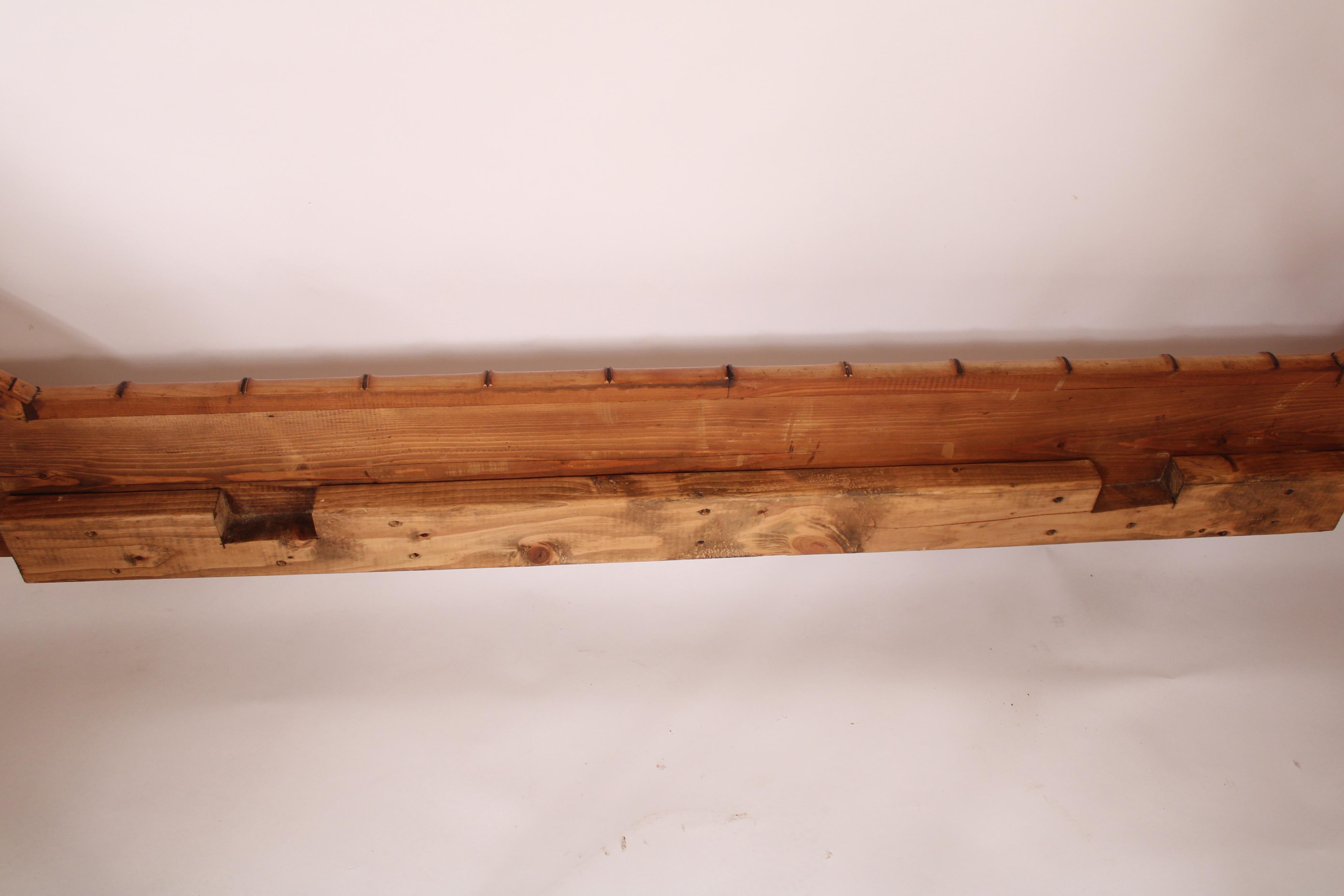 Aesthetic Movement Pine and Birch Bedframe For Sale 4