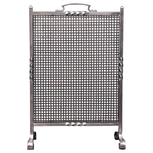 Aesthetic Movement Polished Steel Fire Screen Circa 1890 For Sale at ...