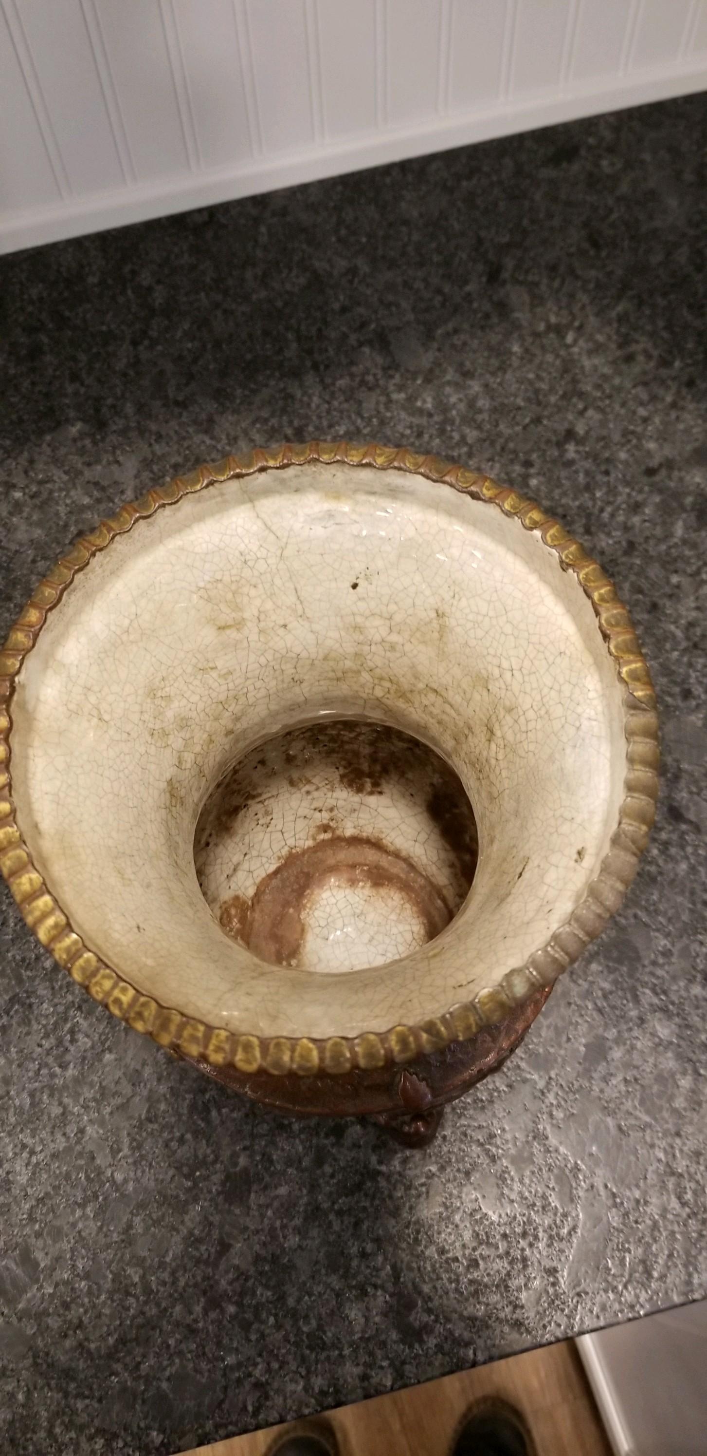 19th Century Aesthetic Movement Pottery Vase For Sale