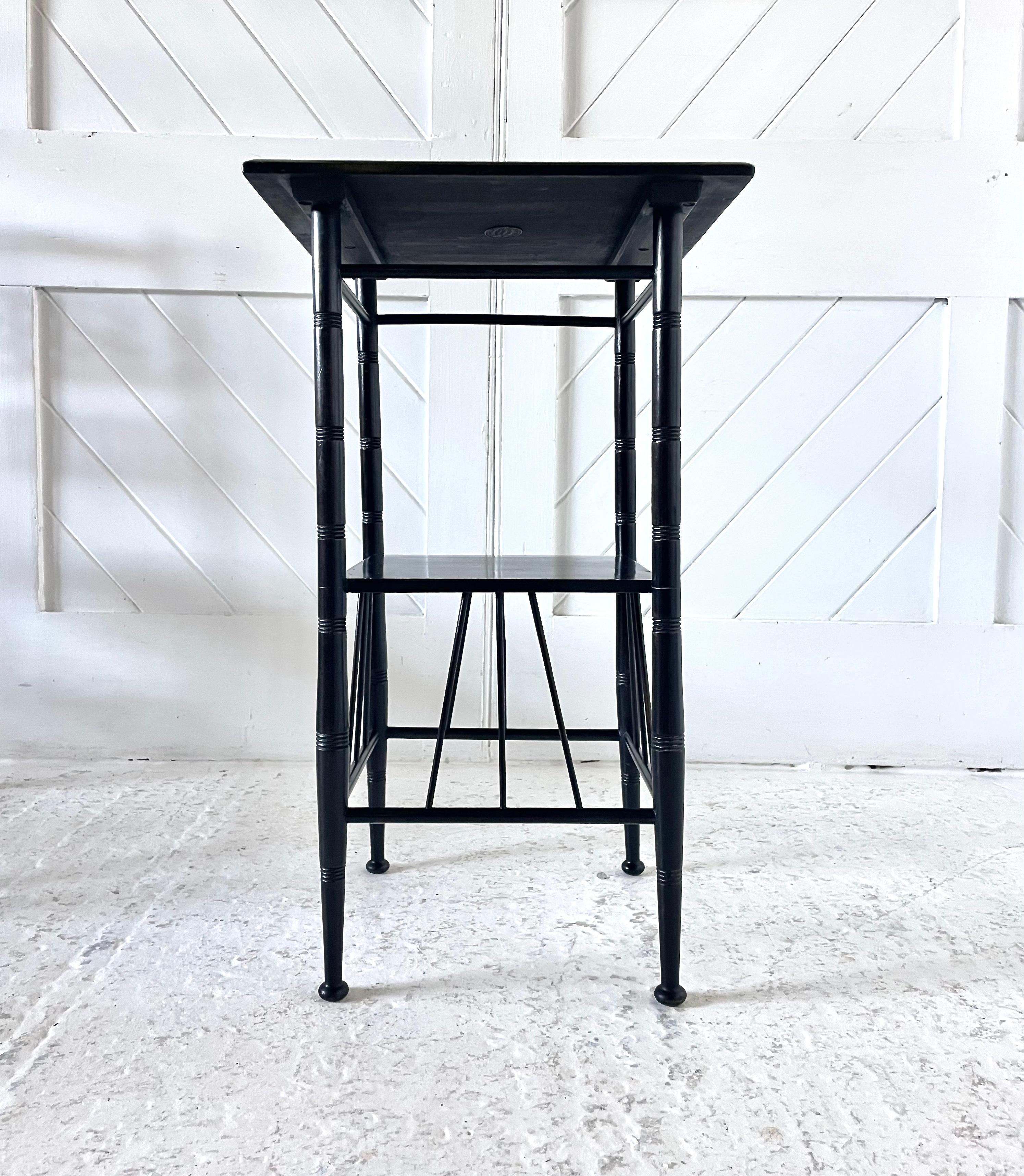 Aesthetic Movement Side Table after a design by E.W. Godwin For Sale 3