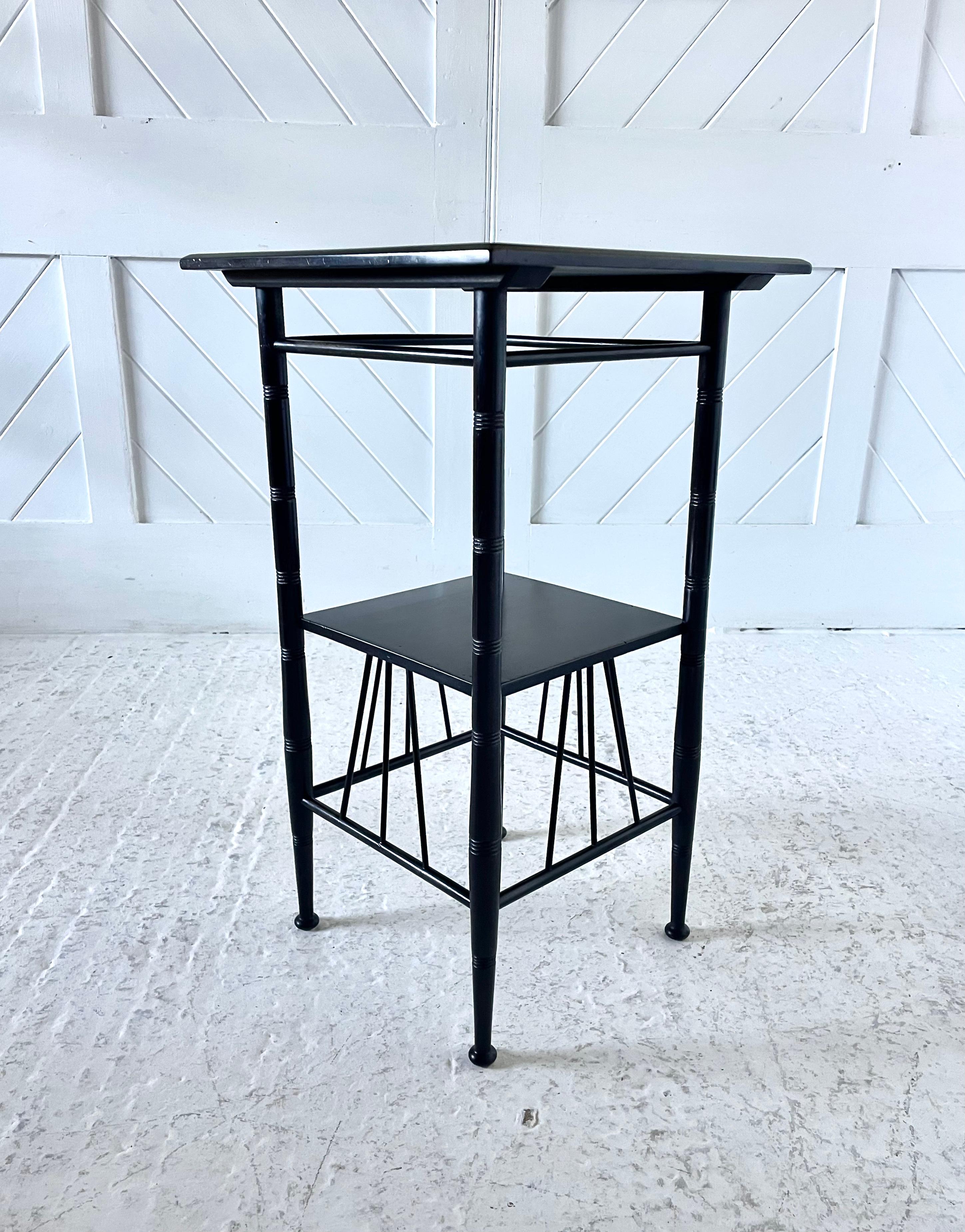 English Aesthetic Movement Side Table after a design by E.W. Godwin For Sale