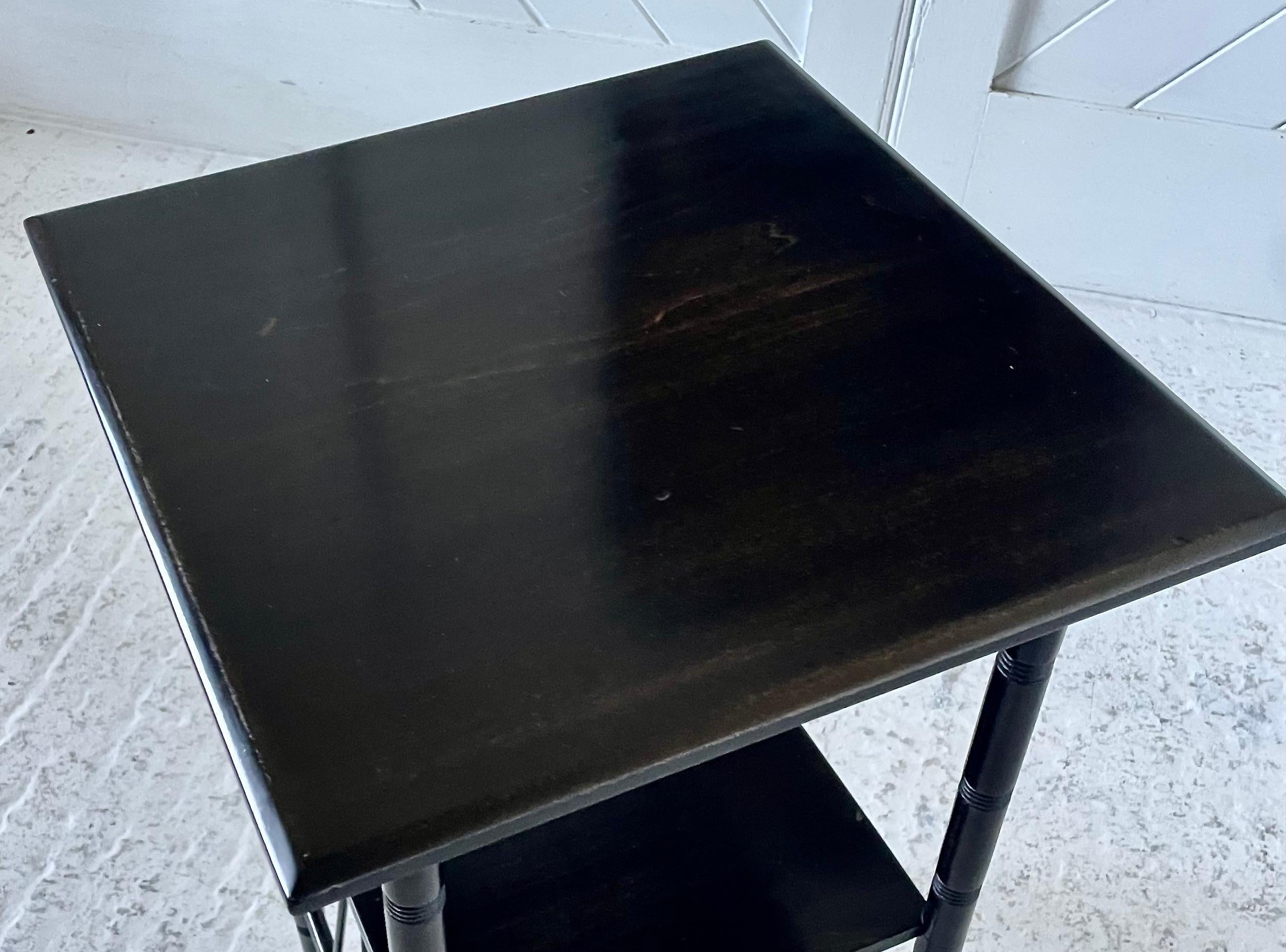Beech Aesthetic Movement Side Table after a design by E.W. Godwin For Sale