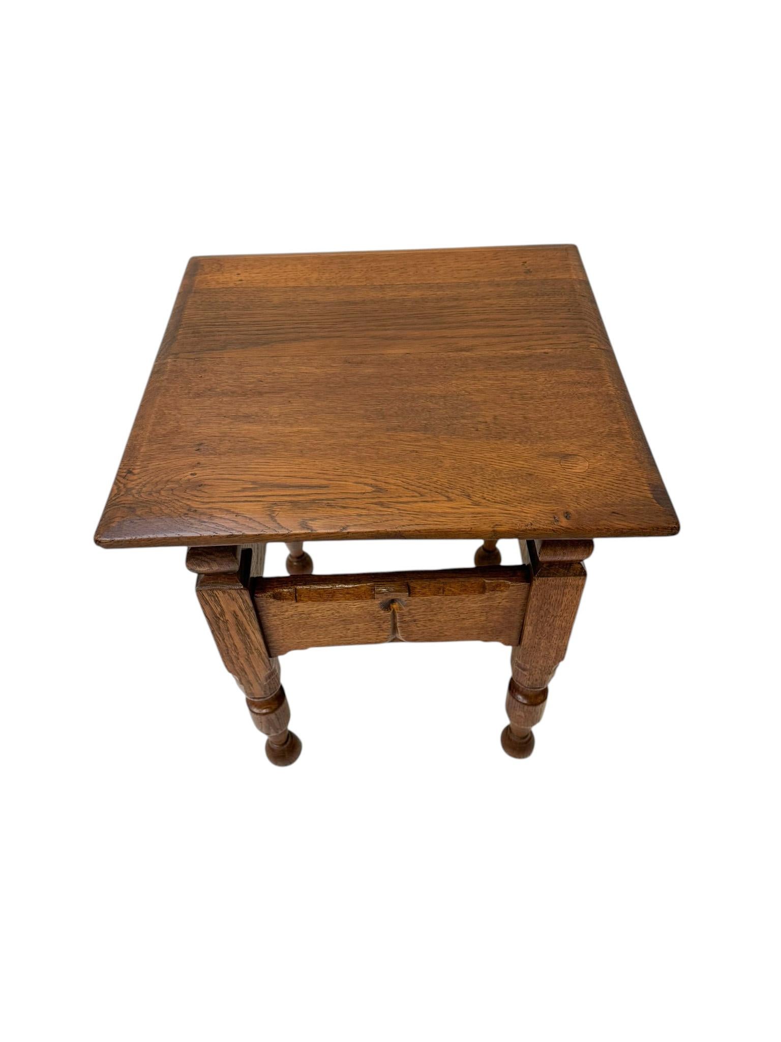 Aesthetic Movement Side Table by C. Fischer Amsterdam, 1900s. For Sale 2